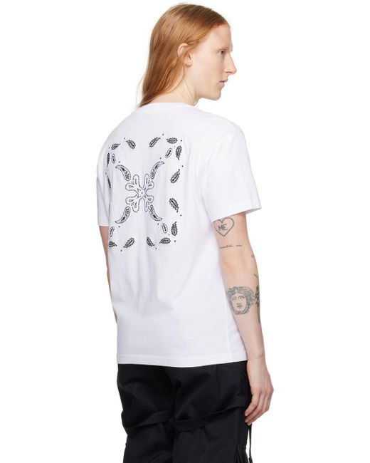 Off-White c/o Virgil Abloh White Off- Bandana Arrow T-shirt