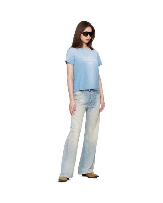 Acne Blue Regular Fit 2021F Jeans