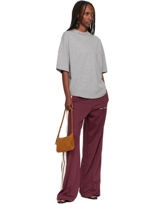 Palm Angels Brown Tan Suede Giorgina Bag