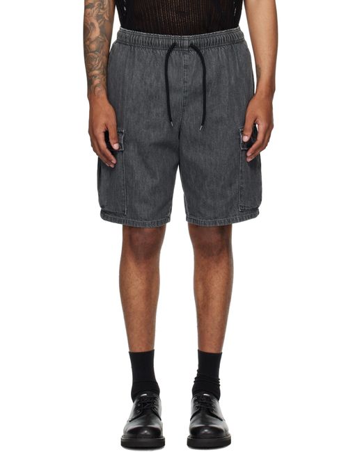(w)taps Black Mils2301 Denim Shorts for men