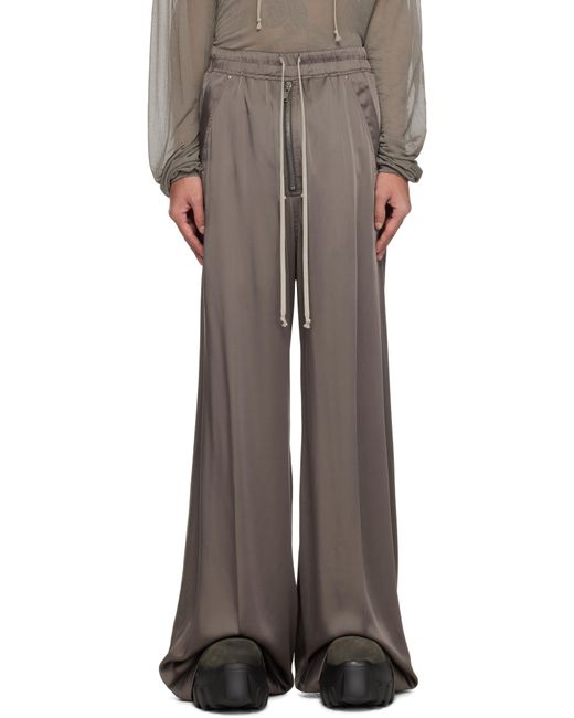 メンズ Rick Owens グレー Hollywood Wide Bela パンツ Multicolor