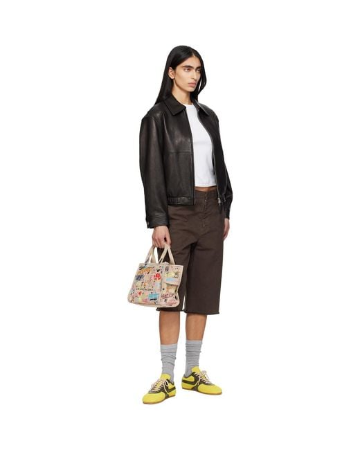 Marc Jacobs Multicolor 'The Punk Scribble Canvas Small' Tote