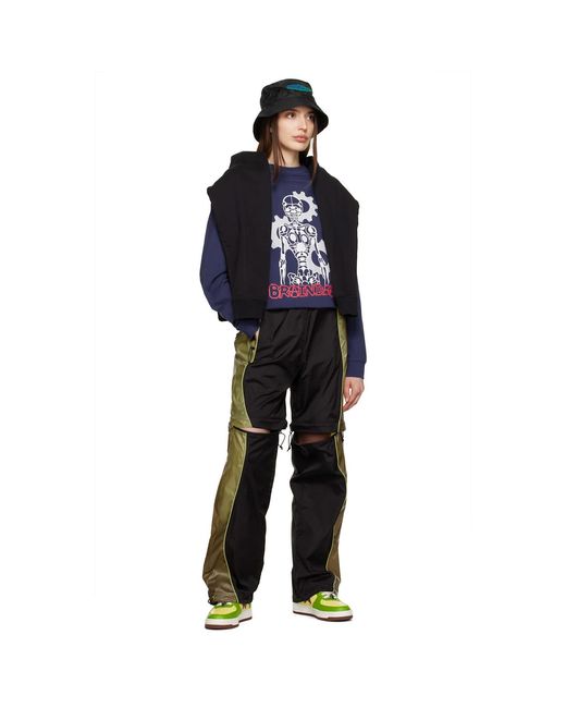 Brain Dead Black Zip Off Trousers