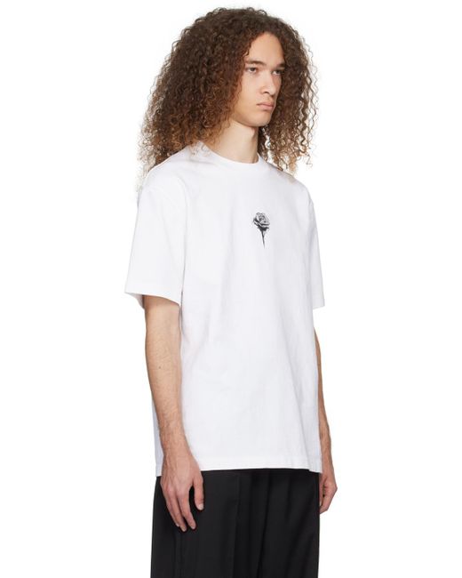 Han Kjobenhavn White Rose T-shirt for men