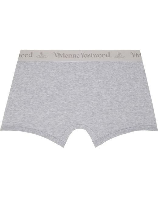 Vivienne Westwood Black Three-Pack Cotton Boxer Briefs for men