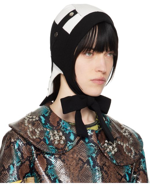 Chopova Lowena Kip Beanie in Black | Lyst