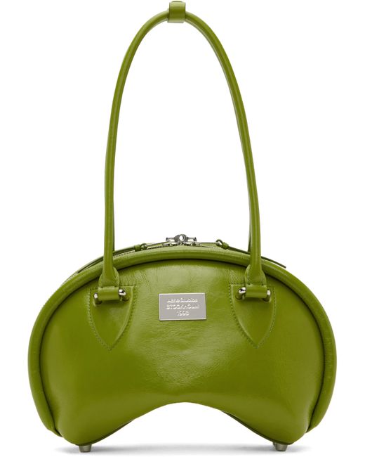 Acne Green Ssense Exclusive Bowlina Small Bag