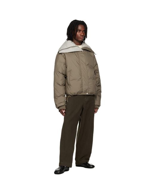Entire studios Multicolor Khaki Kelly Down Jacket for men