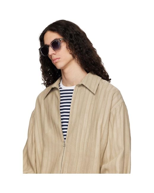 A.P.C. Black 'Les Lou' Sunglasses for men
