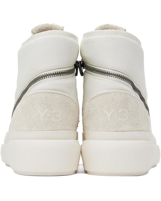 Y-3 Black Off-white Ajatu Court Sneakers for men