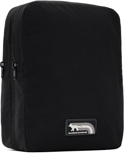 Maison Kitsuné Flash Fox Weekender Packable Duffle Bag in