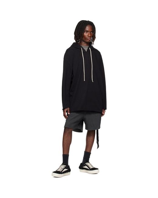 Rick Owens Black Tower Peter Hoodie for men