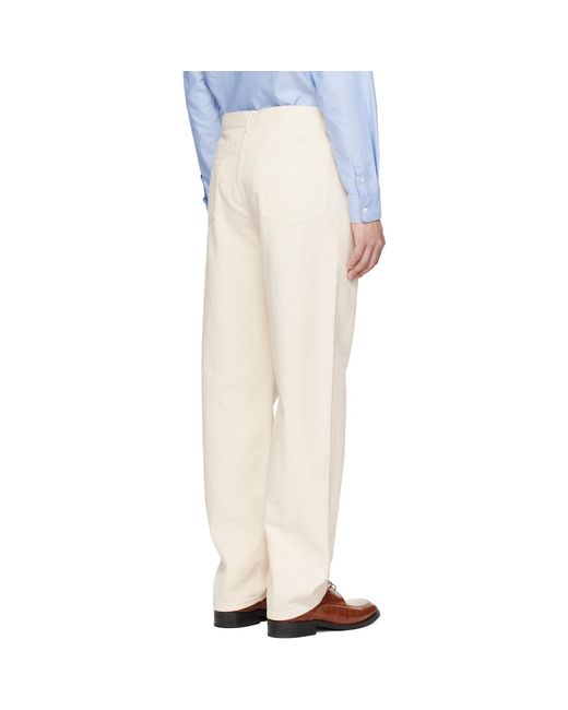 A.P.C. Natural Off- Fairfax Jeans for men