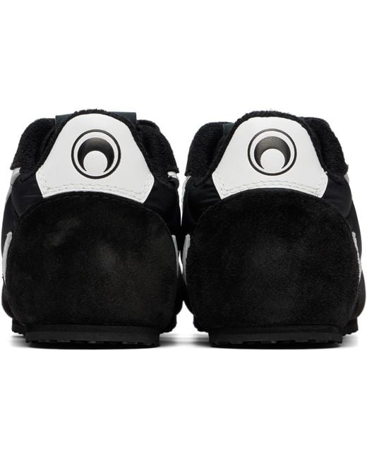 MARINE SERRE Black Ms Rise Iii Sneakers