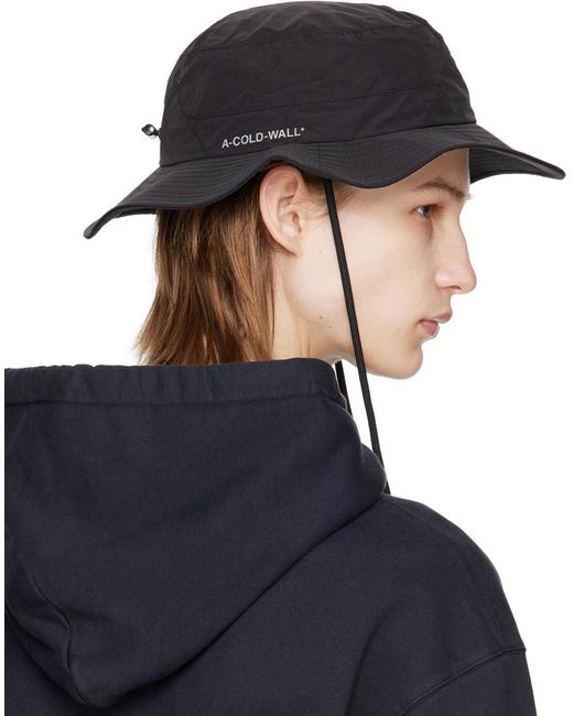 A_COLD_WALL* Blue * Black Utile Bucket Hat for men
