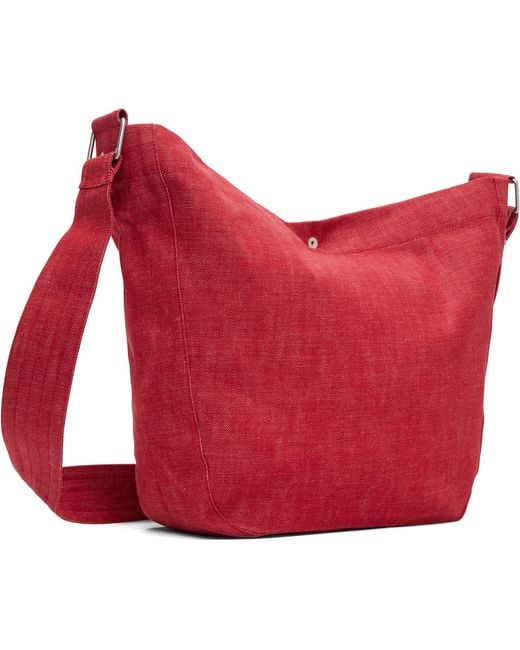 A.P.C. Red Journal Satchel for men