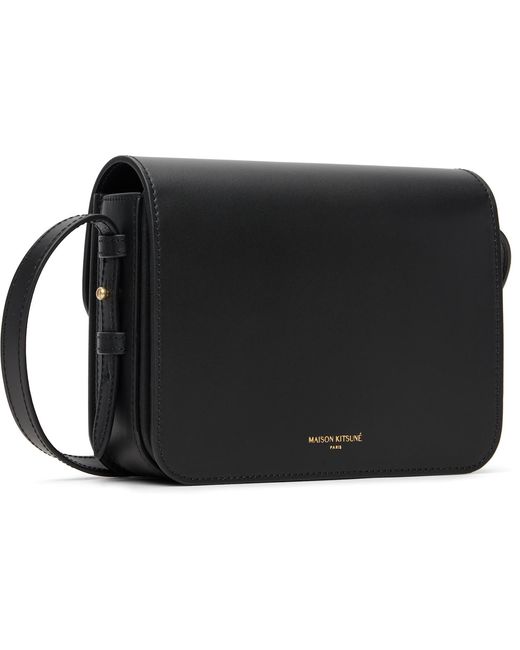Maison Kitsuné Black Edie Large Bag