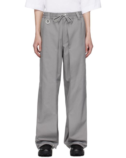 Pantalon de travail gris Y-3 pour homme en coloris Gray