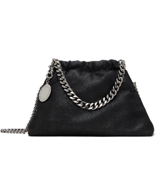 Stella McCartney ブラック Falabella ドローストリング クロスボディバッグ Black