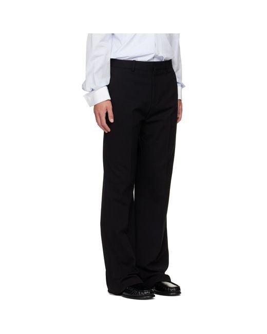 Acne Black Tailored Trousers for men