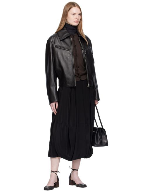 Lemaire ブラック バルーン マキシスカート Black
