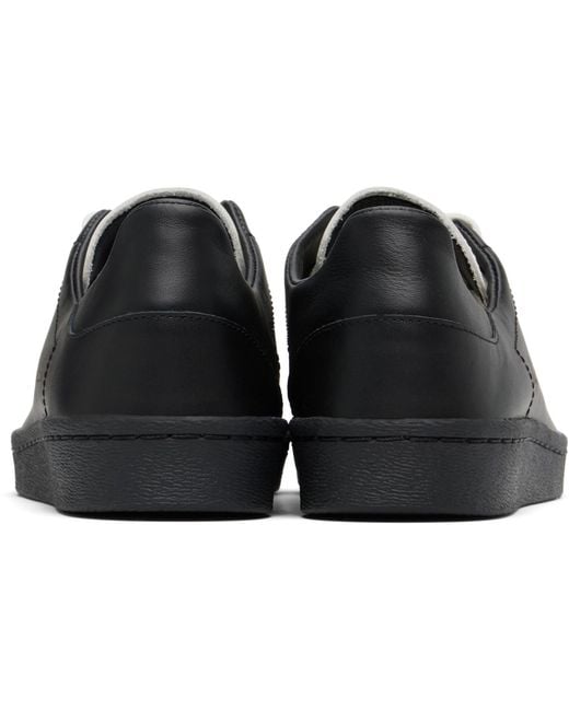 Y-3 Black Superstar Sneakers for men