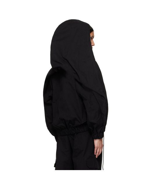 Egonlab Black Back Fold Track Jacket for men