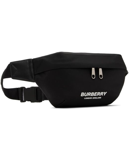 Burberry Black Medium Sonny Belt Bag for men