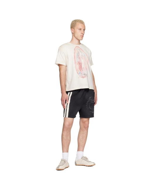 424 White Off- Virgin Mary T-Shirt for men