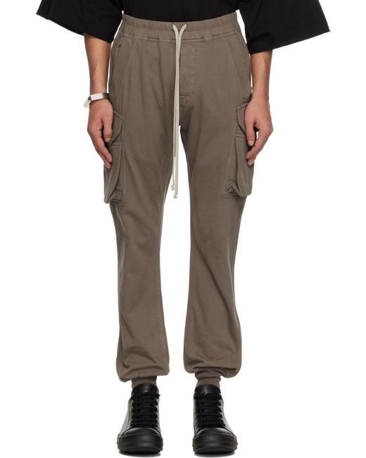 Rick Owens Multicolor Hollywood Mastodon Cut Cargo Pants for men