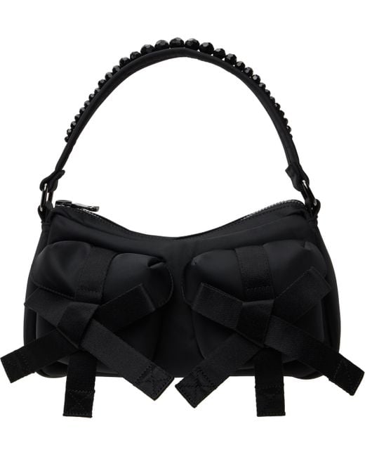 Simone Rocha ブラック Beaded Utility Bow Pochette バッグ bag176b0761-blkprl_2.jpg?ts=