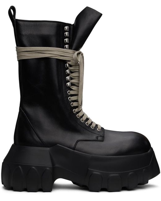 RICK OWENS Army Mega Tractor ブーツ Rick Owens Army Mega Tractor Boots in Black – Antidote