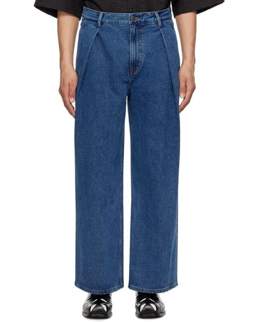 Adererror Blue Sig; Trs Tag 02 Jeans for men