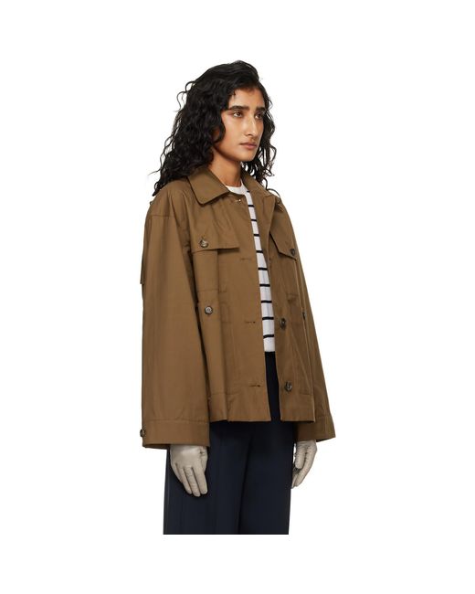 Max Mara Brown Tan Bouquet Jacket