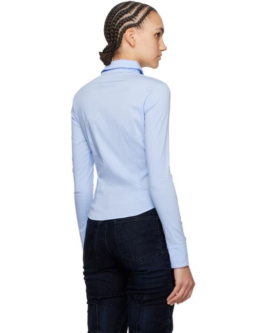 OTTOLINGER Blue Zip Shirt