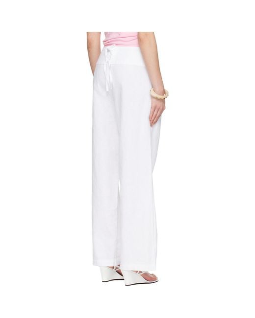 GIMAGUAS White Anna Trousers