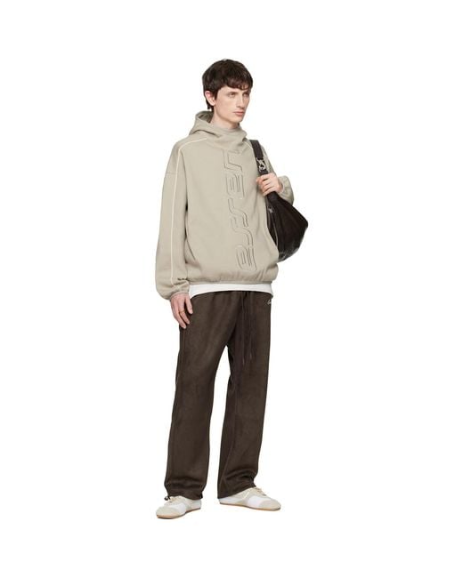 Fear Of God Brown Signature Relaxed Faux-Suede Track Pants for men