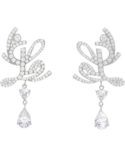 Boucles D'Oreilles 01 Argentées Édition Luar Vitaly pour homme en coloris White
