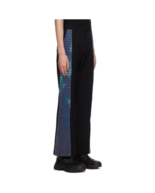 PONDER.ER Black Ssense Exclusive Jolt Trousers for men