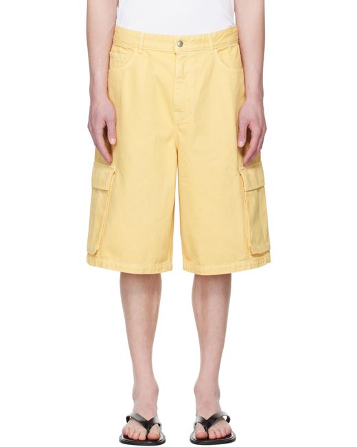 Maison Kitsuné Natural Workwear Denim Cargo Shorts for men