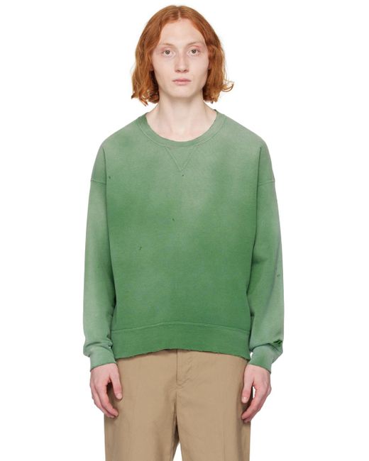 Visvim Green Jumbo Sb Sweatshirt for men