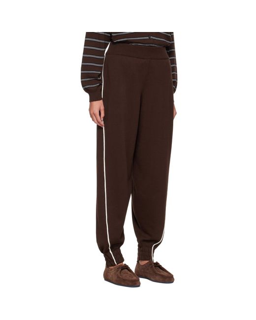 Cordera Black Organic Cotton Sporty Lounge Pants