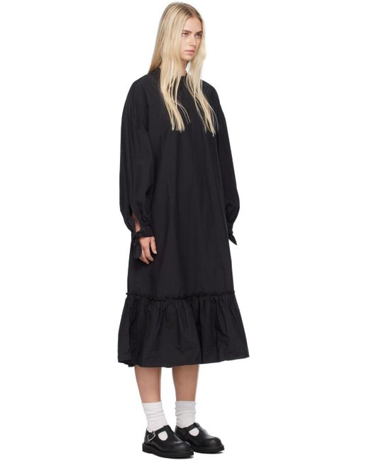 YMC Black Rushmore Midi Dress