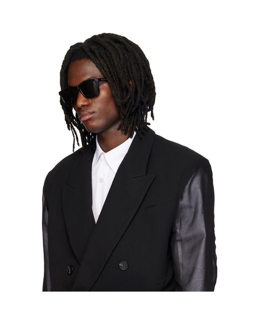 Saint Laurent Black Sl 318 Sunglasses for men