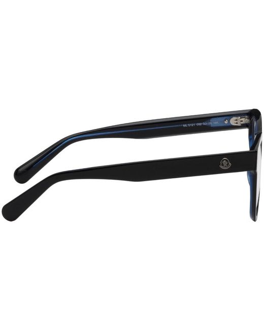 Moncler Black & Blue Ml5121 Glasses for men