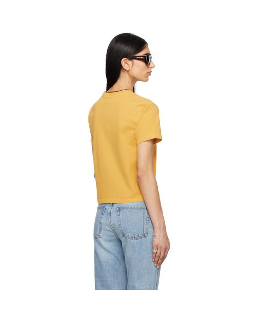 Still Here Yellow Ssense Exclusive 'the Shirt' T-shirt