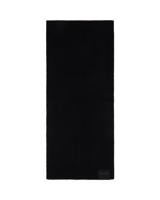 Tom Ford Black Cashmere Scarf for men