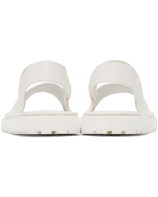 Marsèll Black White Gomme Sanpomice Sandals for men