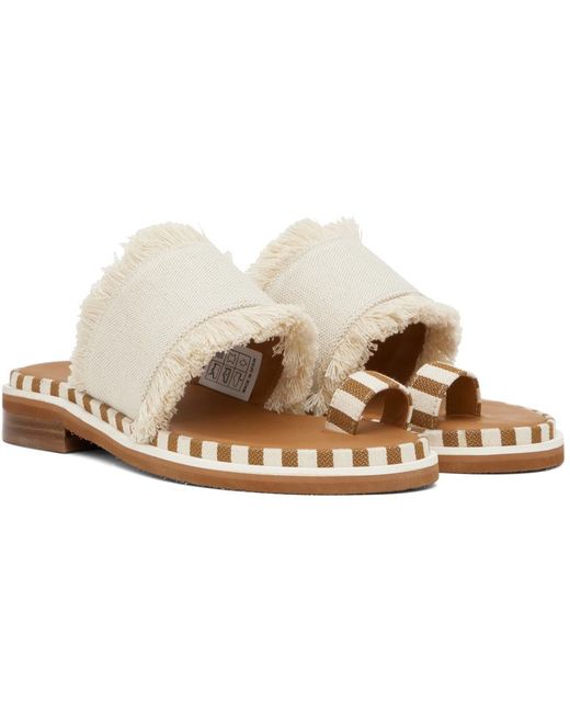 See By Chloé Black Off-white Allyson Sandals