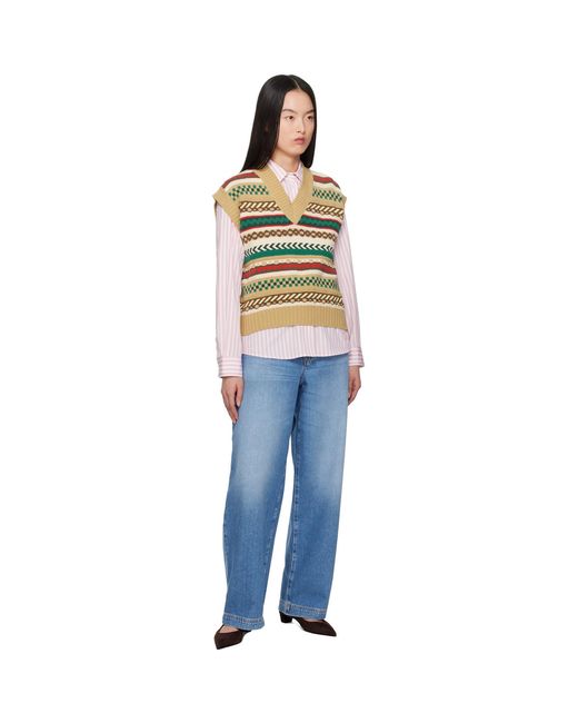 Weekend by Maxmara Black Tan Vicino Vest